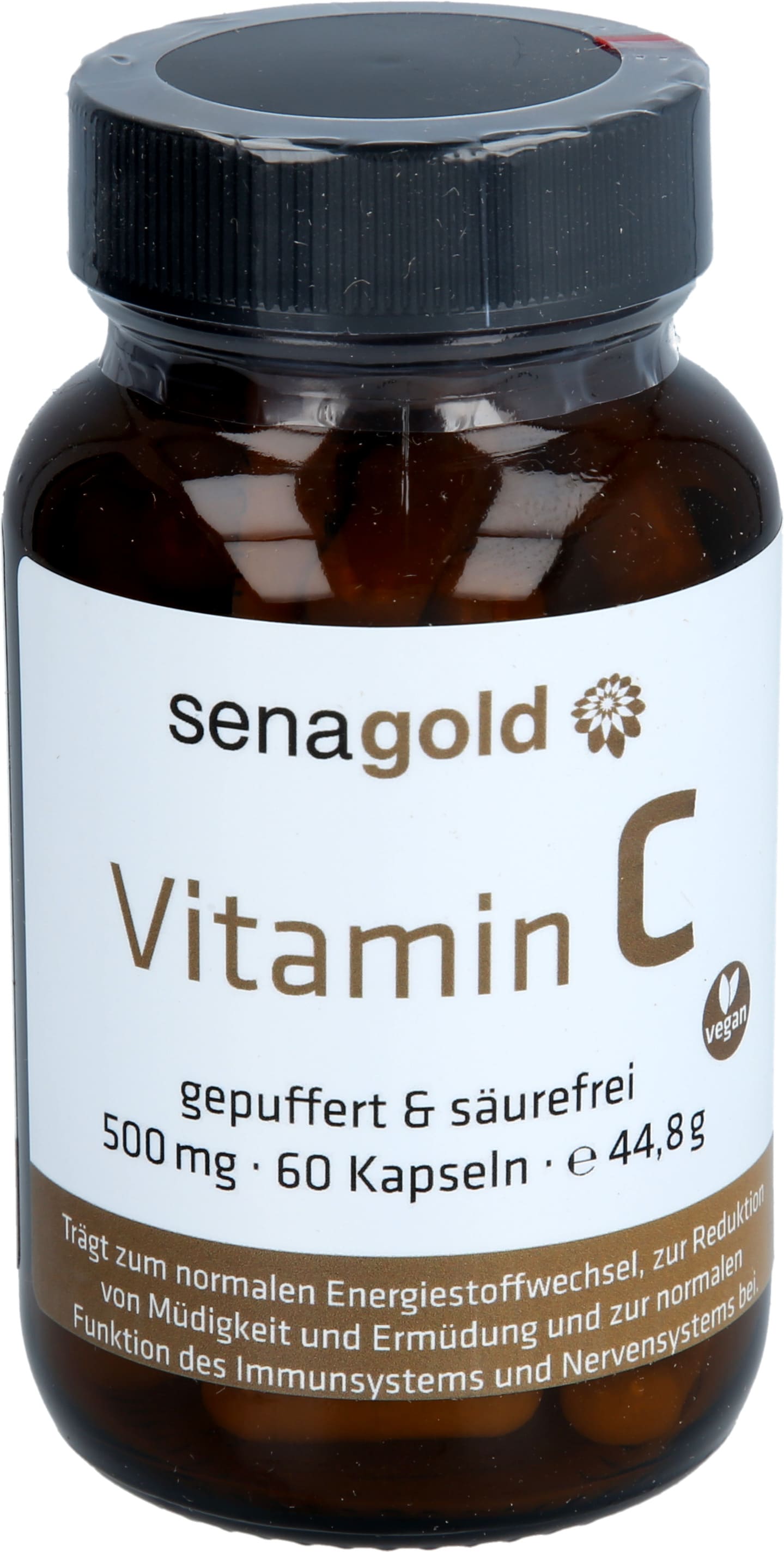 Senagold Vitamin C 500 mg Kapseln - gepuffert & Säurefrei