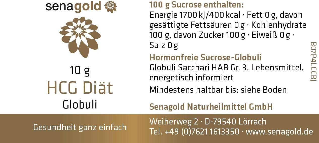 Senagold HCG Diät Globuli - lactosefrei - hormonfrei Senagold HCG Diät Globuli - lactosefrei - hormonfrei