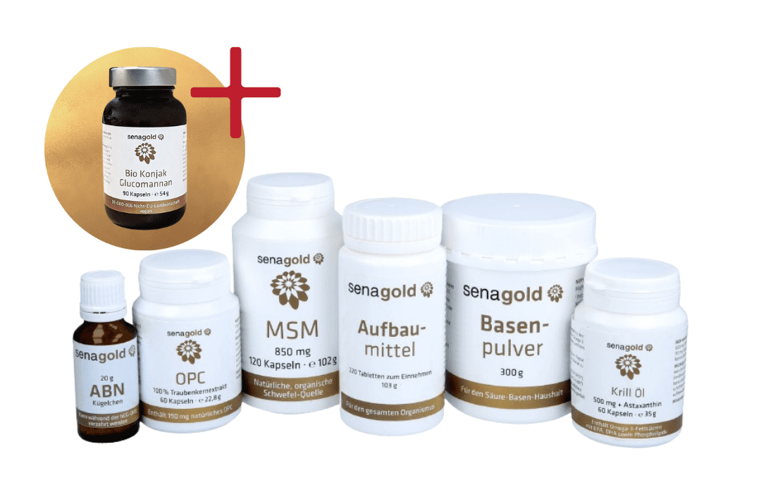 HCG-Diät- / Stoffwechselkur-6er-Set PLUS Glucomannan Sättigungskapsel - Kombi-VORTEILSPREIS HCG-Diät- / Stoffwechselkur-6er-Set PLUS Glucomannan Sättigungskapsel - Kombi-VORTEILSPREIS