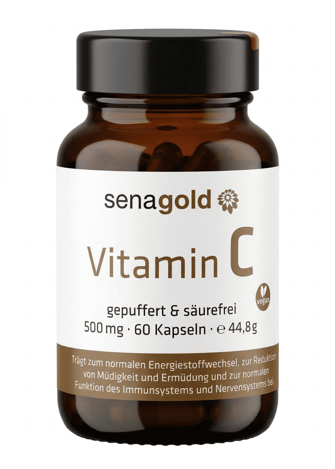 Senagold Vitamin C 500 mg Kapseln - gepuffert & Säurefrei