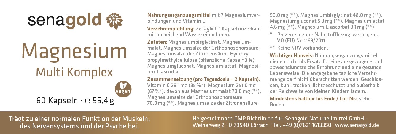 Magnesium Multi Komplex Kapseln