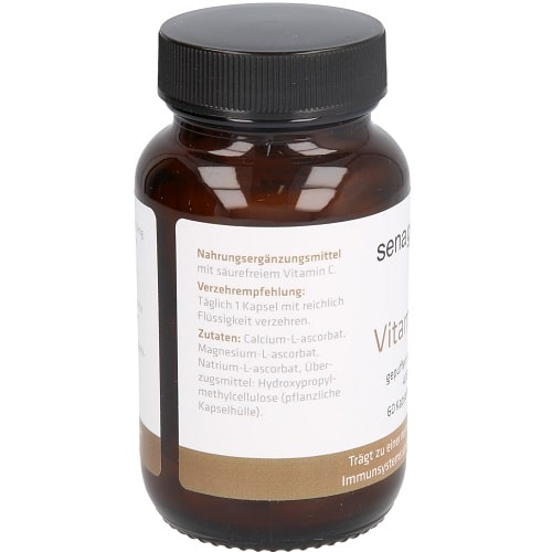 Senagold Vitamin C 400 mg Kapseln - gepuffert & Säurefrei - 3x60 Kapseln
