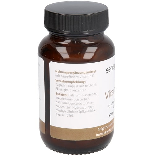 Senagold Vitamin C 400 mg Kapseln - gepuffert & Säurefrei - 3x60 Kapseln Senagold Vitamin C 400 mg Kapseln - gepuffert & Säurefrei - 3x60 Kapseln