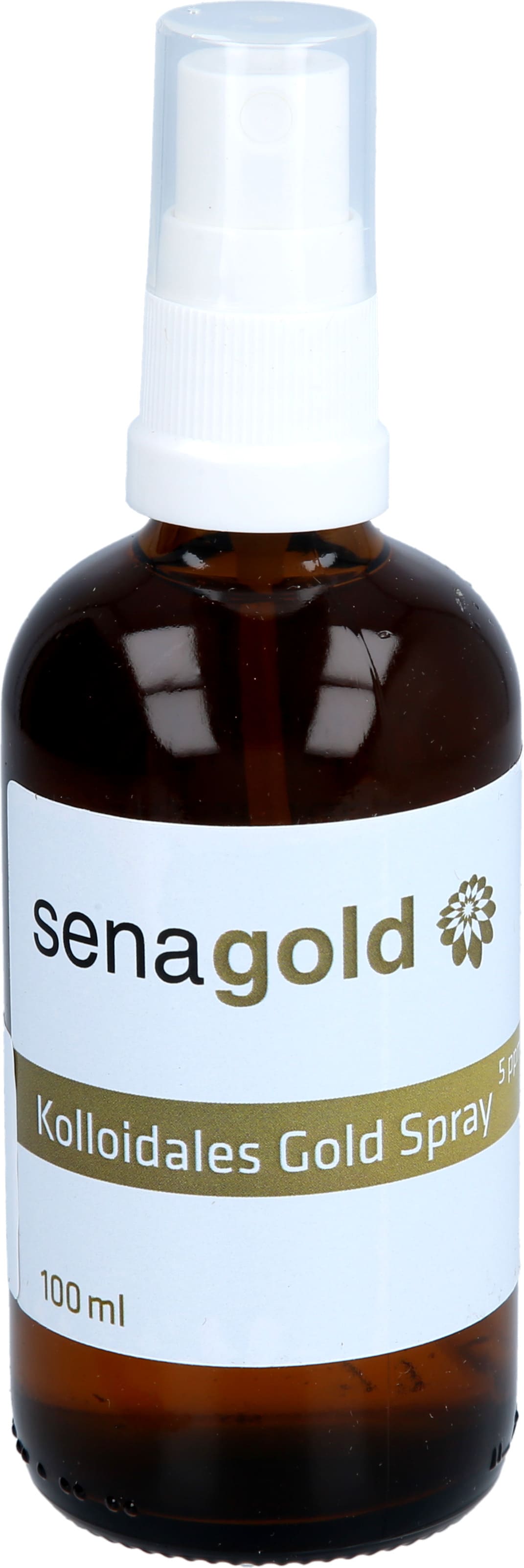 Kolloidales Gold Spray 5 ppm (Goldwasser mit Goldkolloid-Anteil 5 ppm), 100 ml