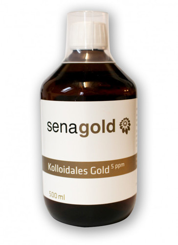 Kolloidales Gold 5 ppm (Goldwasser mit Goldkolloid-Anteil 5 ppm) - Senagold Kolloidales Gold 5 ppm (Goldwasser mit Goldkolloid-Anteil 5 ppm) - Senagold