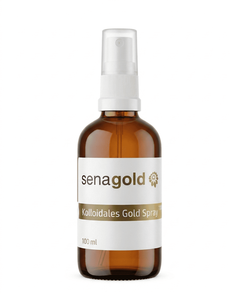 Kolloidales Gold Spray 5 ppm (Goldwasser mit Goldkolloid-Anteil 5 ppm), 100 ml Kolloidales Gold Spray 5 ppm (Goldwasser mit Goldkolloid-Anteil 5 ppm), 100 ml