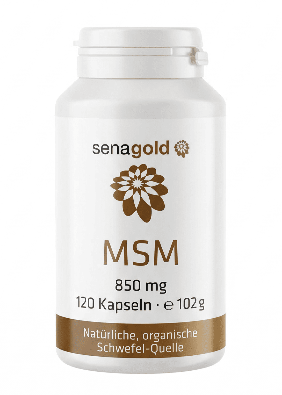 Senagold MSM 850 mg Kapseln - 3+1 Gratis! Senagold MSM 850 mg Kapseln - 3+1 Gratis!
