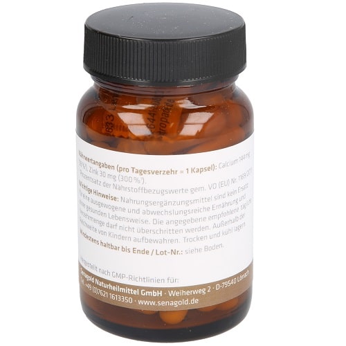 Senagold Zink Picolinat Kapseln 30 mg - 1 x 60 St. Senagold Zink Picolinat Kapseln 30 mg - 1 x 60 St.