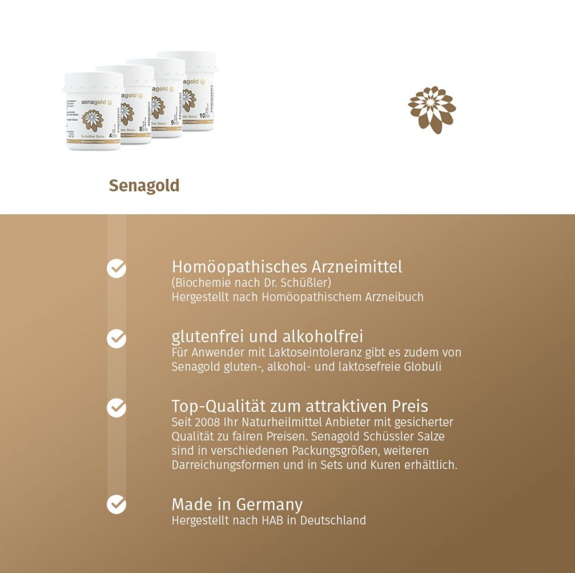 Schüssler Salze von Senagold